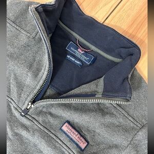 ⚓️ Vineyard Vines Navy and Gray Half-Zip Women’s Pullover ⚓️